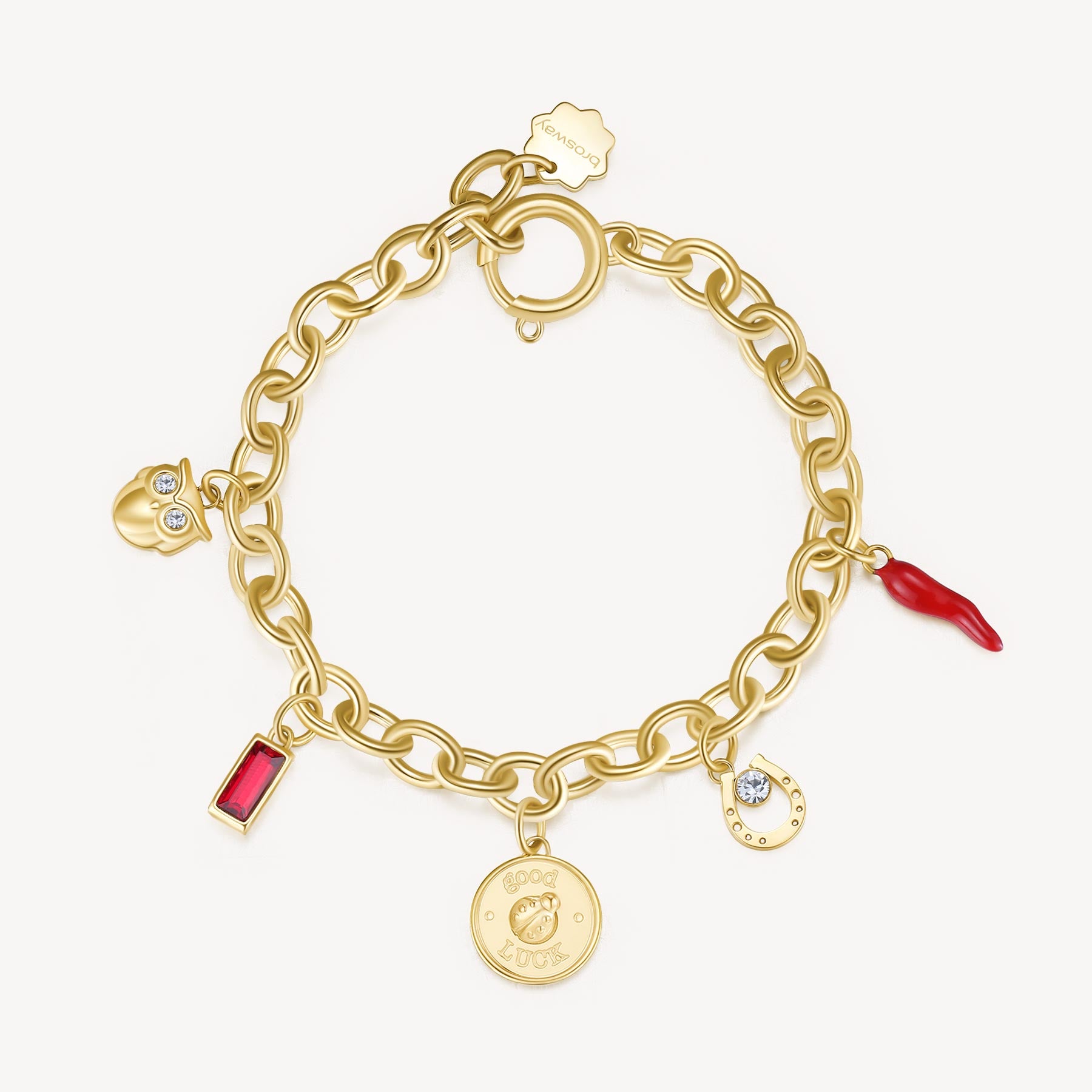 Brosway Bracciale CHAKRA COCCINELLA - CHAKRA - Acciaio