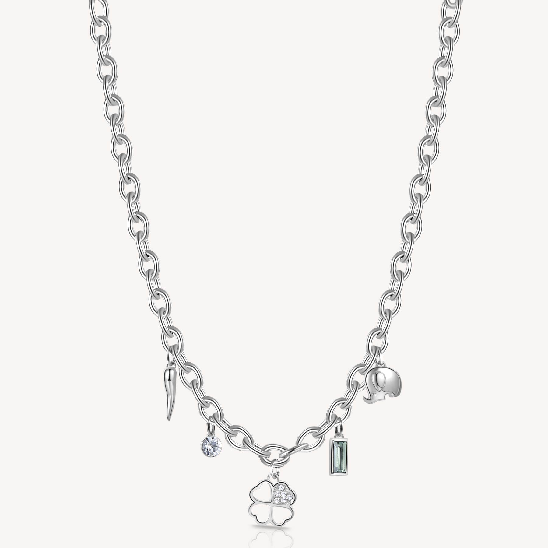 Brosway Collana CHAKRA QUADRIFOGLIO - CHAKRA - Acciaio