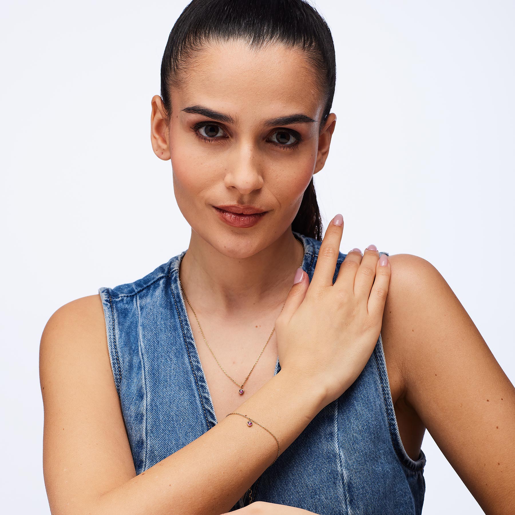 Set de collar y pulsera CHAKRA AMOR